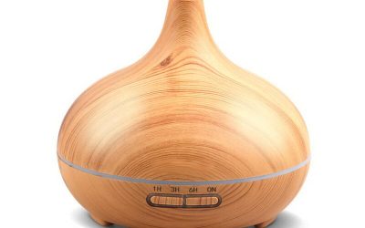 300ml 4-in-1 Aromatherapy Oil Diffuser Light Wood