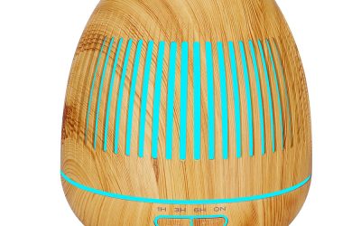 400ml 4-in-1 LED Aromatherapy Oil Diffuser Light Wood