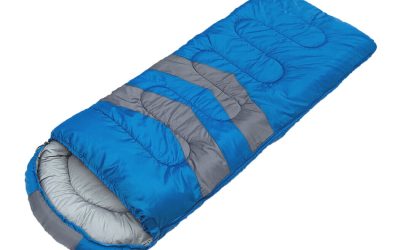 Adults Sleeping Bag Single 210T Thermal Blue