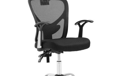 Executive High Back Mesh Chair Black Style 3