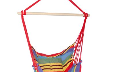 Hammock Swing Chair Deluxe Rainbow