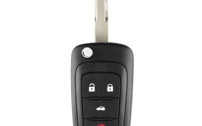 Holden 4 Button Flip Key Shell Case Replacement with Uncut Key