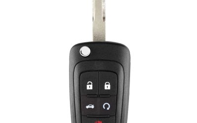 Holden 5 Button Flip Key Shell Case Replacement with Uncut Key