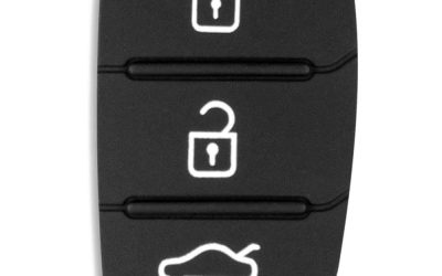 Hyundai 3 Button Flip Key Rubber Pad Replacement