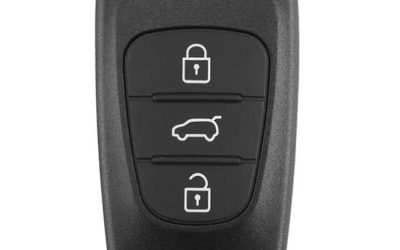 Hyundai 3 Button Shell Case Replacement with Uncut Key