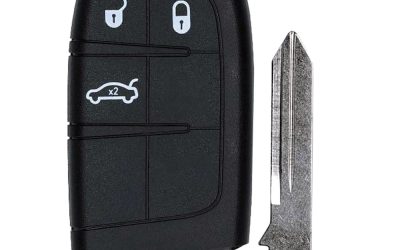 Jeep 3 Button Shell Case Replacement with Uncut Key