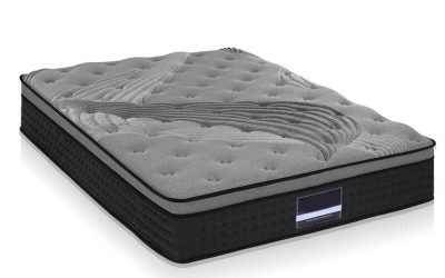 Mattress Pocket Spring Foam 34cm Medium Firm Euro Top Bamboo