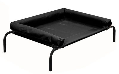 Pet Dog Cat Bed Trampoline Hammock Black