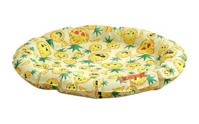 Pet Dog Cat Cooling Gel Mat Bed Pineapples