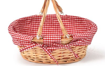 Picnic Basket Wicker Hamper Deluxe