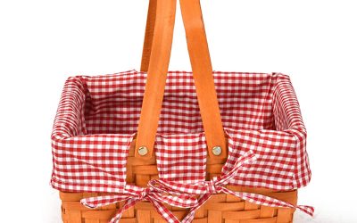 Picnic Basket Wicker Hamper Deluxe Style 2
