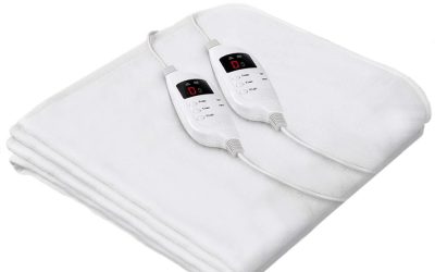 Fleece Electric Blanket 9 Heat Settings Double
