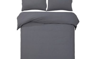 Quilt Cover Set 1000TC Classic Grey