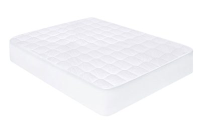 Quilted Cotton Mattress Protector Double