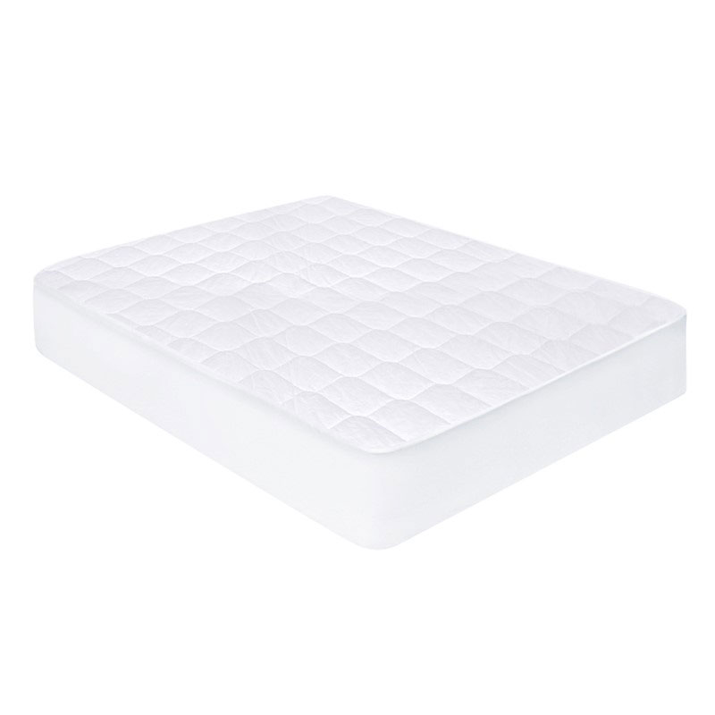 Quilted Cotton Mattress Protector Double
