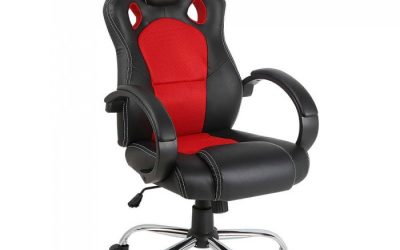 Racer Office Chair Maverick Black & Red