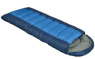 Adults Sleeping Bag Single 210T Thermal Blue Style 2