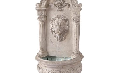 Solar Fountain Wall Feature Lion