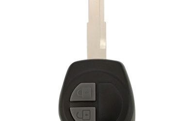 Suzuki 2 Button Shell Case Replacement with Uncut Key