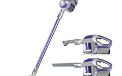 Vacuum Cleaner 150W Stick Cordless Bagless Purple & Grey