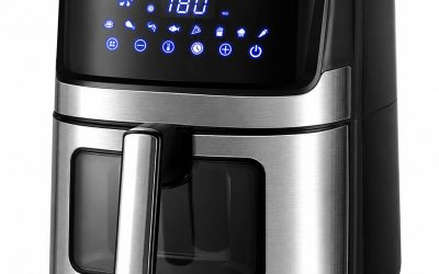 6.5L Air Fryer 1700W Black & Silver