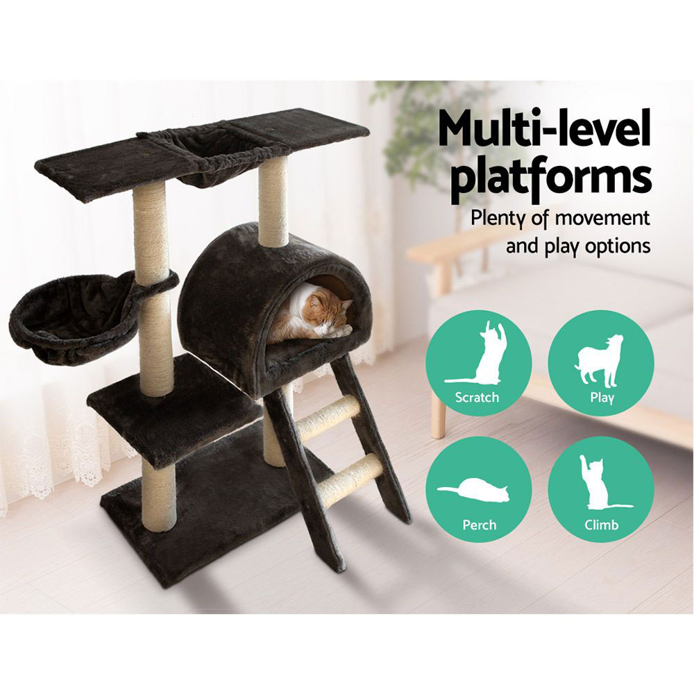 Cat Kitten Toy 100cm Scratching Tree Grey - Image 4