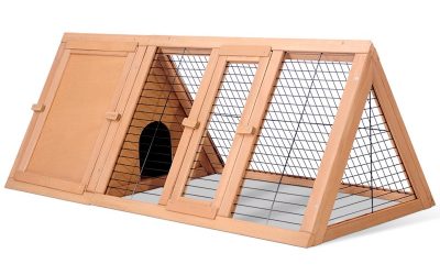 Rabbit Bunny Chicken Chook Coop House 117cm
