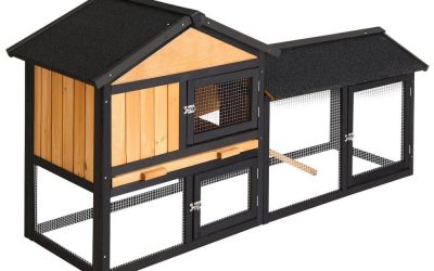 Rabbit Bunny Chicken Chook Coop House 165cm
