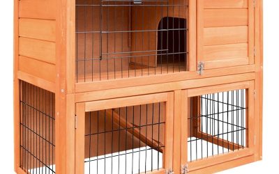Rabbit Bunny Chicken Chook Coop House 93cm