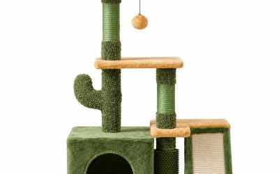 Cat Kitten Toy 101cm Scratching Tree Green