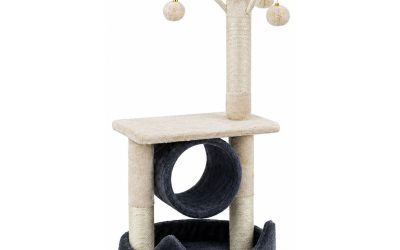 Cat Kitten Toy 76cm Scratching Tree Grey