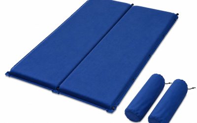 Self Inflating Camping Mattress 9.5cm Navy Double