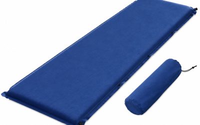 Self Inflating Camping Mattress 9.5cm Navy Single